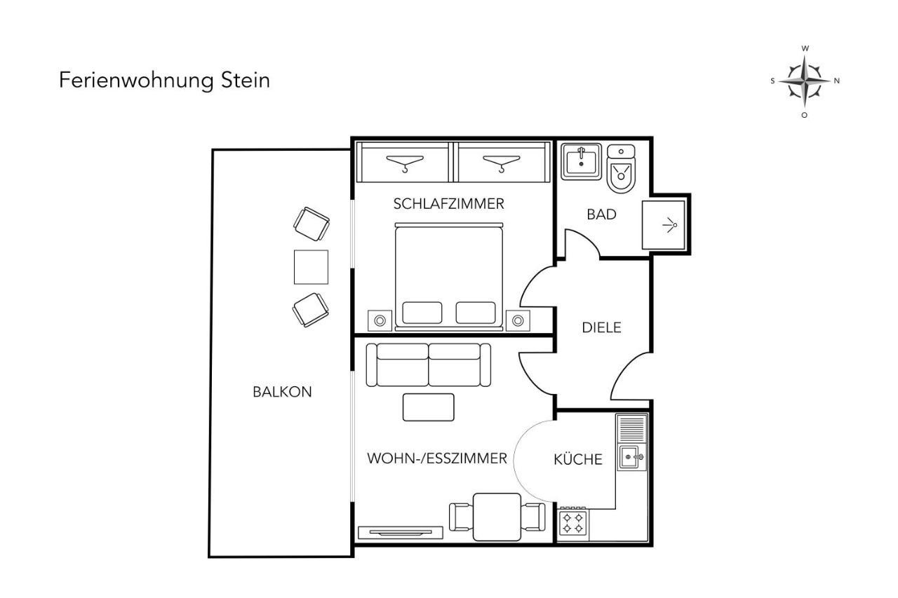 Ferienwohnung Steinmandl 奥伯斯特多夫 外观 照片